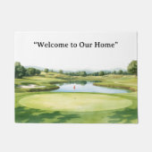 Golf Welcome to golfer home with golf course view Deurmat (Voorkant)