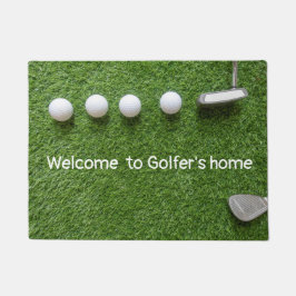 Golf Welkom bij de thuisbasis van de golfer Deurmat