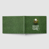 Golf Welkom in onze thuisgolfer op groen gras Gastenboek (Volledig)