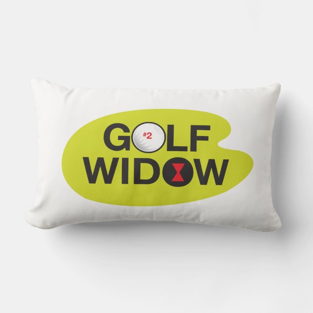 Golf Widow Badge of Honor Kussen (Voorkant)