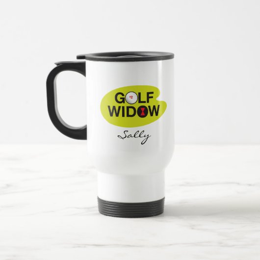 Golf Widow_Badge van Honor_Black Widow Spider T -  Reisbeker (Links)