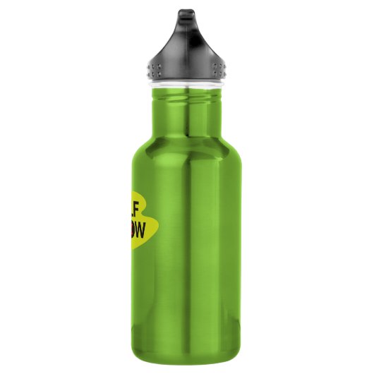 Golf Widow_Badge van Honor_on de groene Waterfles (Rechts)