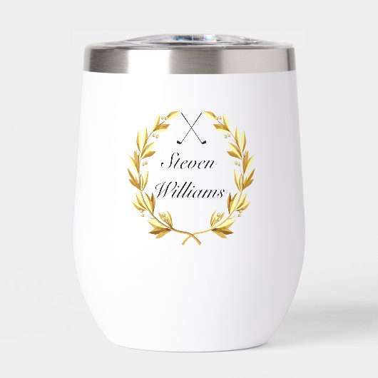 Golf Wijn Tumbler (Voorkant)