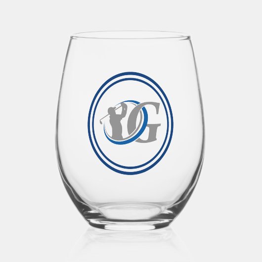 Golf Wijnglas Zonder Voet (Voorkant)