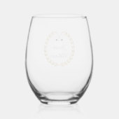 Golf Wijnglas Zonder Voet (Achterkant)
