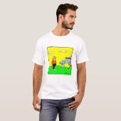 Golf "Wild Shot" Humor T-shirt (Voorkant volledig)