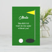 Golf Will You Be My Usher Proposal Cards Kaart (Staand voorkant)