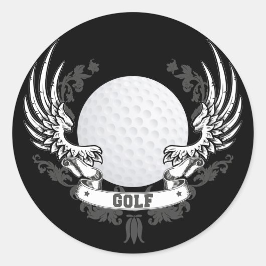 Golf Wings Sticker (Voorkant)
