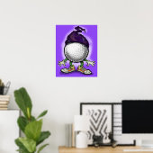 Golf Wizard Poster (Thuiskantoor)