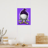 Golf Wizard Poster (Keuken)