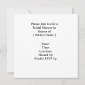 Golf Woman golfer on golf course Bridal  Save The Date (Achterkant)