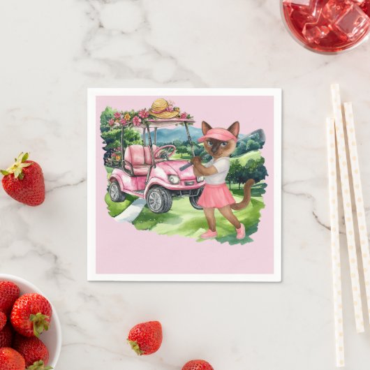 Golf Woman thema voor LADY TOURNAMENT Servet (Insitu)