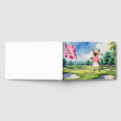 Golf Woman Toernooi voor Siamese Cat Golfer Gastenboek (Volledig)