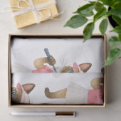 Golf Woman Toernooi voor Siamese Cat Golfer Tissuepapier (Geschenk)