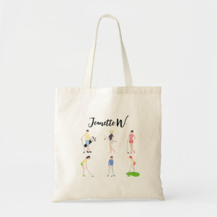 Golf Women golfer Tote Bag