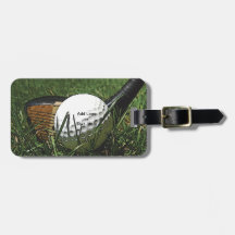 GOLF WOOD BAG LABEL