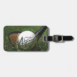 GOLF WOOD BAG LABEL BAGAGELABEL