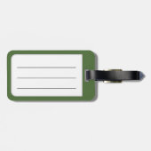 GOLF WOOD BAG LABEL BAGAGELABEL (Achterkant horizontaal)