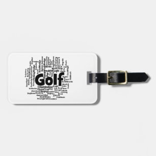 Golf Woordwolk Bagagelabel