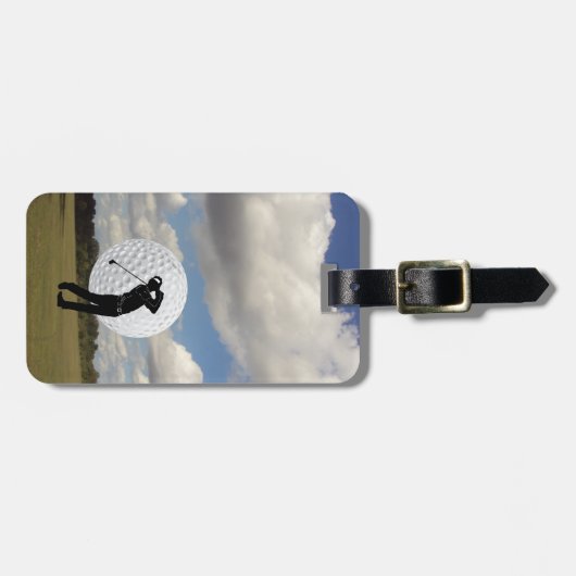 Golf World Bagagelabel (Voorkant horizontaal)