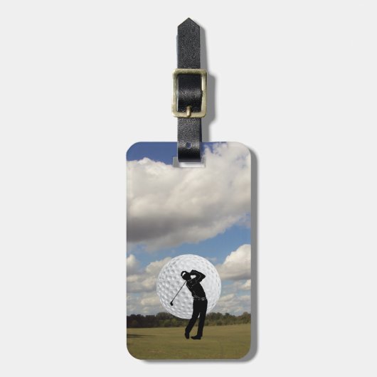 Golf World Bagagelabel (Voorkant verticaal)