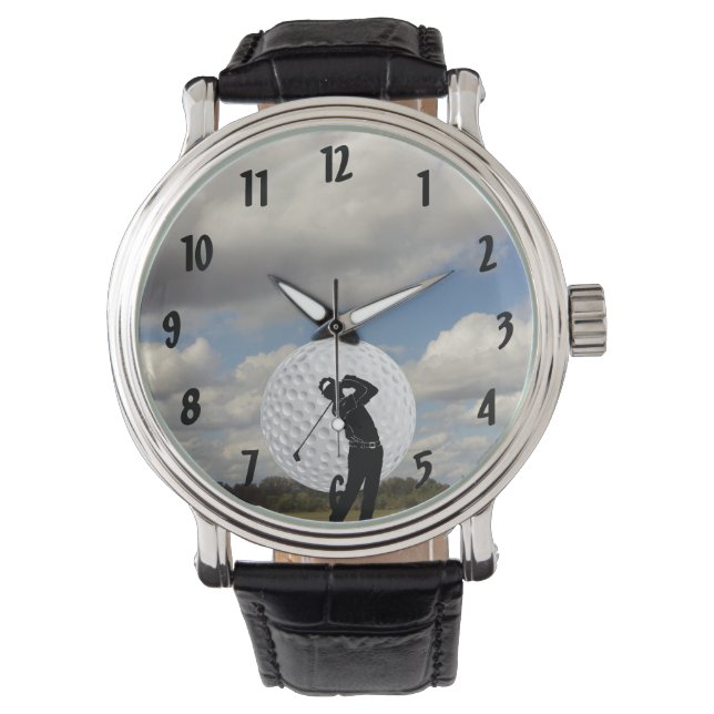 Golf World Horloge (Voorkant)