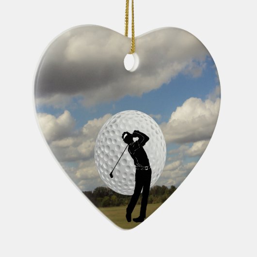 Golf World Keramisch Ornament (Rechts)