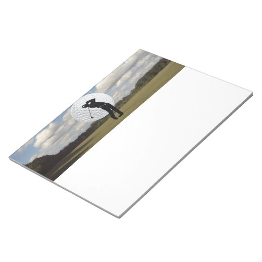 Golf World Notitieblok (Schuin)