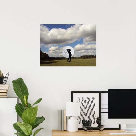 Golf World Poster (Thuiskantoor)