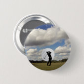 Golf World Ronde Button 5,7 Cm (Voorkant /achterkant)