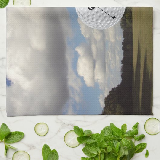 Golf World Theedoek (Gevouwen)