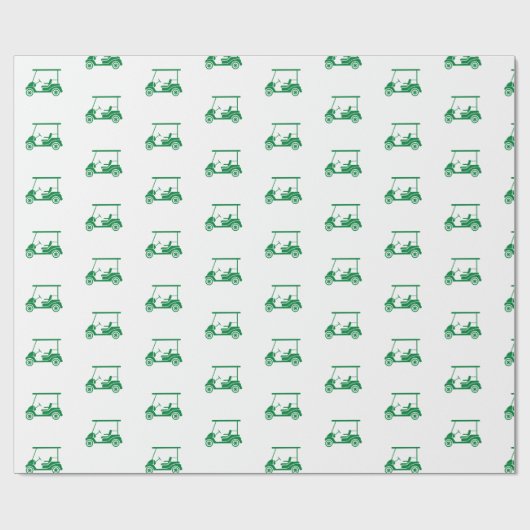 Golf-wrapppapier in groenen cadeaupapier (Vlak)