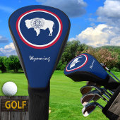 Golf Wyoming & Wyoming Flag/Golf Clubs Hoesjes Golfheadcover