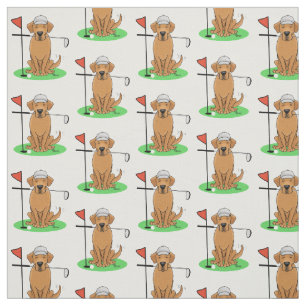 Golf Yellow Labrador Retriever (geel 5) Dog - Cute Stof
