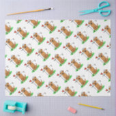 Golf Yellow Labrador Retriever (geel 5) Dog - Cute Tissuepapier (Craft)