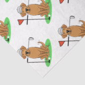 Golf Yellow Labrador Retriever (geel 5) Dog - Cute Tissuepapier (Detail)