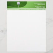 Golf Zakelijk Briefhoofd Sjabloon (Voorkant)