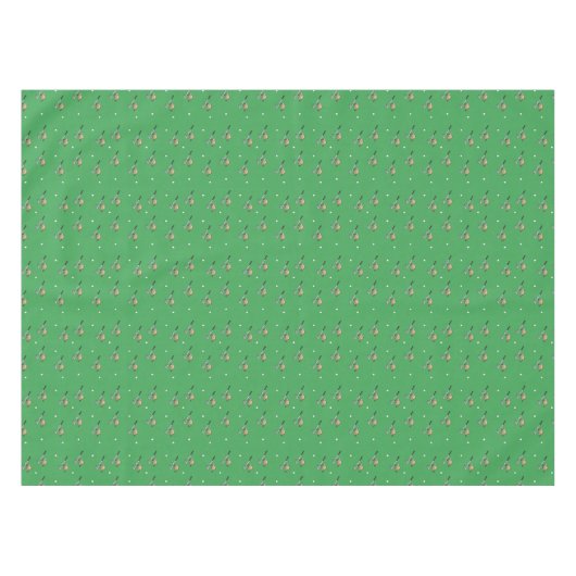 Golf zet groen op tafelkleed (Voorkant (Horizontaal))