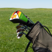 Golf Zimbabwe & Zimbabwe Vlag / Golfclubs Hoesjes Golfheadcover (Insitu)