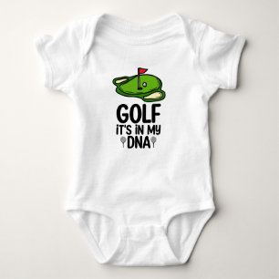 Golf zit in mijn DNA voor Golfer Baby Romper