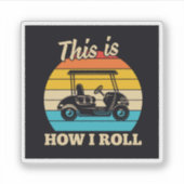 Golf: zo rol ik sticker (Voorkant)
