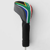 Golf Zuid-Afrika & Afrikaans Vlag / Clubs Hoesjes Golfheadcover (Schuin)