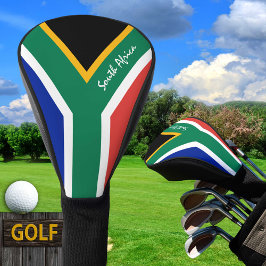 Golf Zuid-Afrika & Afrikaans Vlag / Clubs Hoesjes Golfheadcover