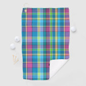Golfaccessoire Handsome Plaid Gepersonaliseerd Golfhanddoek (Insitu)