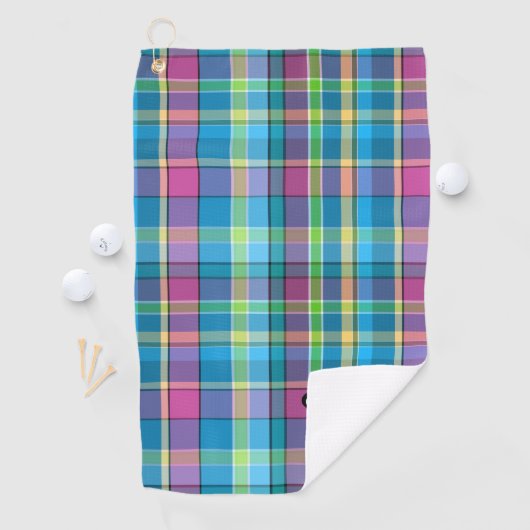 Golfaccessoire Handsome Plaid Gepersonaliseerd Golfhanddoek