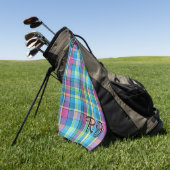 Golfaccessoire Handsome Plaid Gepersonaliseerd Golfhanddoek