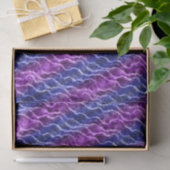 golfachtige golven - verloop paars : tissuepapier (Geschenk)