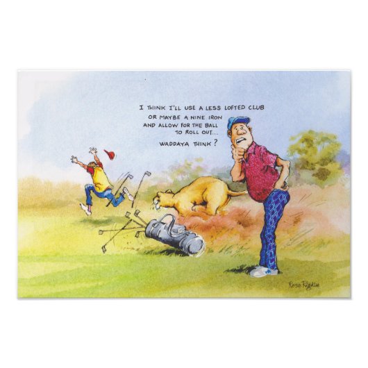 Golfadvies Foto Afdruk (Voorkant)