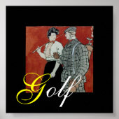 Golfafdruk Poster (Voorkant)