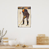  Golfafdrukken van 1900 Poster (Keuken)